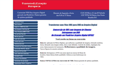 Desktop Screenshot of europeia.com.br