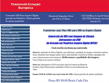 Tablet Screenshot of europeia.com.br
